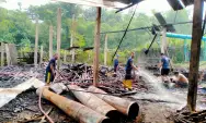 Pabrik Kayu Tulungagung  Ludes Terbakar, Kerugian Rp 800 Juta