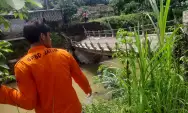 Jembatan Alternatif di Kecamatan Kalidawir Tulungagung Putus Tergerus Arus Sungai