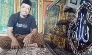 Cerita Komarudin, Seniman Kaligrafi Asal Tulungagung, Berani Berinovasi hingga Karya Tembus Pasar Internasional
