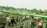 Kafe Dekat Stasiun, Cocok Buat Nongkrong Sambil Menikmati Indahnya Senja di Kota Malang