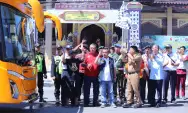 Program Balik Mudik Gratis, Bupati Ponorogo Berangkatkan 50 Orang Menuju ke Jakarta