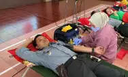 Aksi Sosial, Pegawai Rutan Kelas II B Trenggalek gelar Donor Darah Bareng Ibu-ibu PIPAS