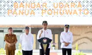 Bandara Panua Pohuwato Diresmikan Presiden Joko Widodo, Pesawat Kepresidenan Belum Bisa Mendarat