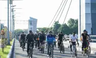 HUT ke-17 Brigif 16 Wira Yudha, Pj Wali Kota Kediri Meriahkan Fun Bike Bersama Forkompimda Plus