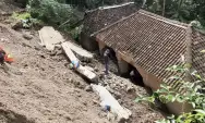 Diguyur Hujan Lama, Tebing Setinggi 10 Meter Desa Gondowido Ngebel Ponorogo Longsor Timpa Satu Rumah, Ini Kades