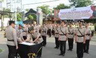 Sepuluh Perwira  Polres Tulungagung Jalani Mutasi Jabatan